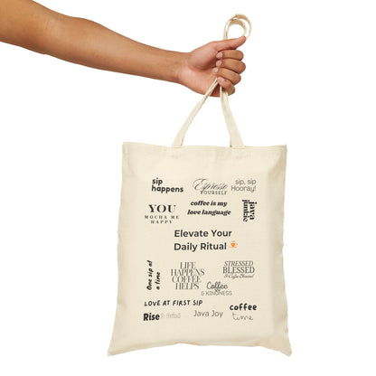 Canvas Coffee Tote