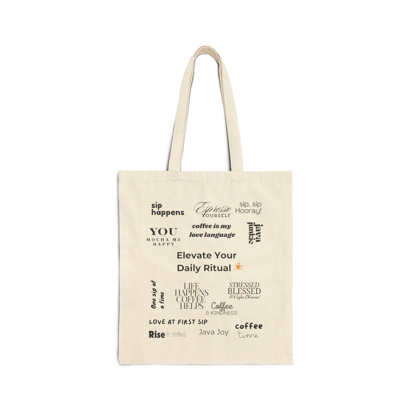 Canvas Coffee Tote