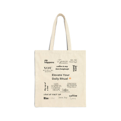 Canvas Coffee Tote